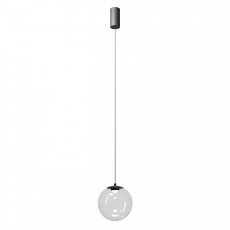 BF LUSTRE - Suspensie Redo Irides, sticla transparenta, LED, 7W, 463 lumeni, alb cald 3000K, D.20 cm, 01-3958