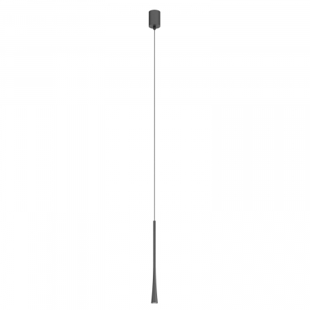 Pendule - Suspensie REDO ITO 01-4064 LED 6.2W 3000K 495lm H400mm ⌀32mm Negru Mat IP20