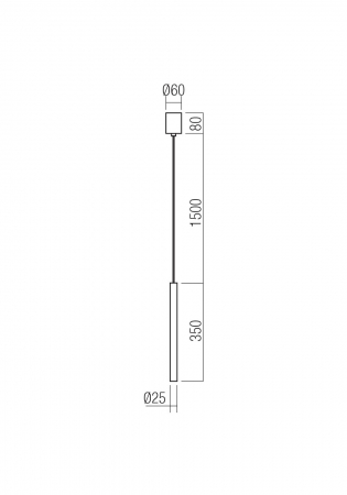 Suspensie REDO KANJI 01-4134 LED 6.2W 3000K 495lm H350mm ⌀25mm Silver Coffee IP20 [1]