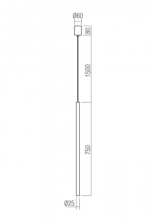 Suspensie REDO KANJI 01-4158 LED 6.2W 3000K 495lm H750mm ⌀25mm Silver Coffee IP20 [1]