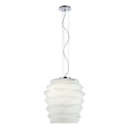 BLACK FRIDAY - Suspensie REDO Magma 01-1142 E27 1x42W Ø380 IP20 Alb Opal