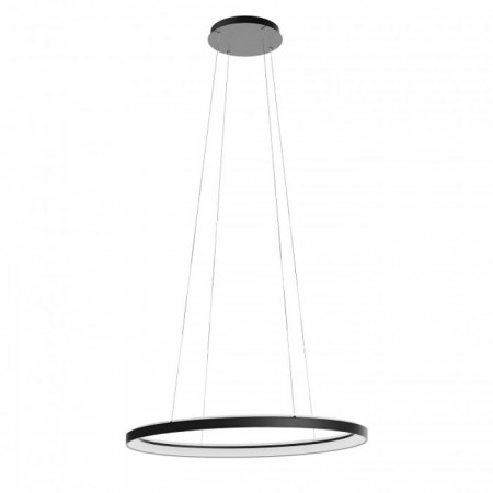 BLACK FRIDAY 2024 - Suspensie Redo Nobu, negru mat, LED CCT, 80W, 4904 lumeni, 3000K/4000K, L.80 cm, 01-3814