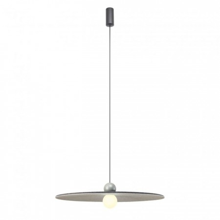 Lustre - Suspensie Redo Nuwa, fonoabsorbant gri deschis/gri inchis, LED, 7W, 420 lumeni, alb cald 3000K, D.60 cm, 01-3535