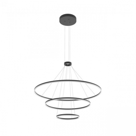 BLACK FRIDAY 2024 - Suspensie REDO Orbit 01-2244 LED 150W h1700 Ø340 7156lm 3000K IP20 Nedimabil Negru Mat