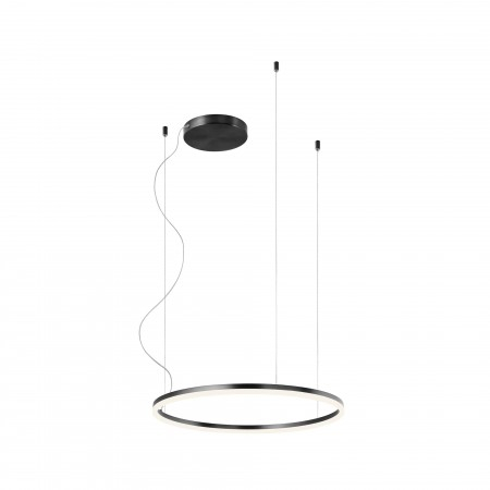 BLACK FRIDAY 2024 - Suspensie Redo Orbit, negru mat, 60 cm, LED, 42W, 3160 lumeni