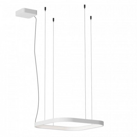 BLACK FRIDAY 2024 - Suspensie Redo Orion, alb mat, LED CCT, 40W, 2609 lumeni, 2700K/3000K/4000K, L.50 cm, 01-3890