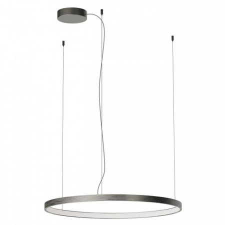 BLACK FRIDAY 2024 - Suspensie Redo Orion Round, foggy nickel, LED CCT, 58W, 3937 lumeni, 2700K/3000K/4000K, D.75 cm, 01-3872