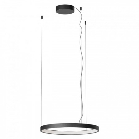 BLACK FRIDAY 2024 - Suspensie Redo Orion Round, negru mat, LED CCT, 40W, 2660 lumeni, 2700K/3000K/4000K, D.50 cm, 01-3869