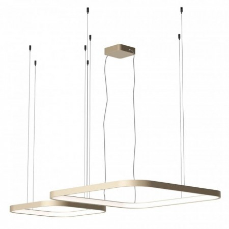 BLACK FRIDAY 2024 - Suspensie Redo Orion, silver coffee, LED CCT, 96W, 6008 lumeni, 2700K/3000K/4000K, L.75+50 cm, 01-3899