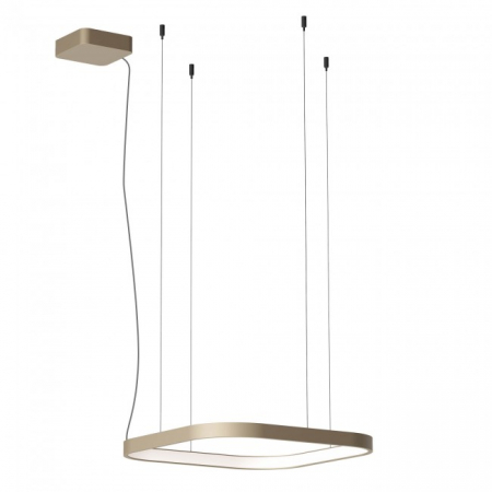 Lustre - SUSPENSIE REDO ORION SU LED 500*500 40W CCT 2700/3000/4000K SILVER COFFEE(4.1.2) (SQ)