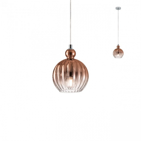 SPRING SALE - Pendul Redo PLUMEN 01-2064 E14 1x40W h1200 Ø150 IP20 Nedimabil Crom/Cooper