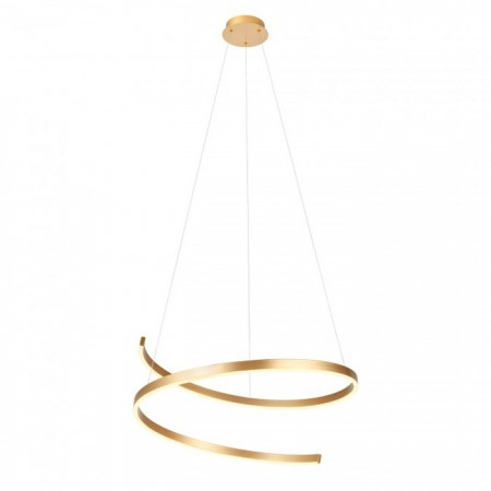 BLACK FRIDAY 2024 - Suspensie Redo Scroll, bronz mat, LED, 46W, 2182 lumeni, 3000K/4000K/6000K, D.75 cm, 01-4017