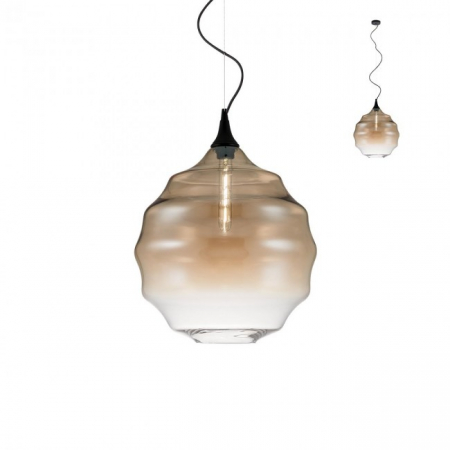 BLACK FRIDAY - Suspensie REDO Slag  01-1844 E27 1x42W IP20 Champagne