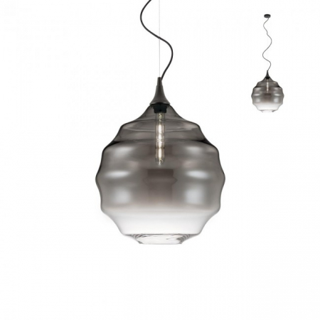 BLACK FRIDAY - Suspensie REDO Slag  01-1845 E27 1x42W IP20 Smokey Grey