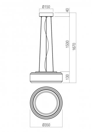 SUSPENSIE REDO SOLERA SU LED 24W 3000K/4000K(5.1.2) [1]