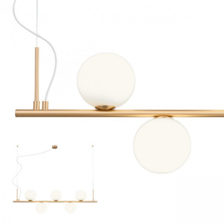 BF LUSTRE - Suspensie REDO Talis  01-1635 E14 5x28W Nedimabila Bronz Periat