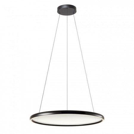BLACK FRIDAY 2024 - Suspensie Redo Vance, negru, telecomanda, LED CCT, 90W, 7200 lumeni, 2700K/4000K/5000K, D.80 cm, 01-3740