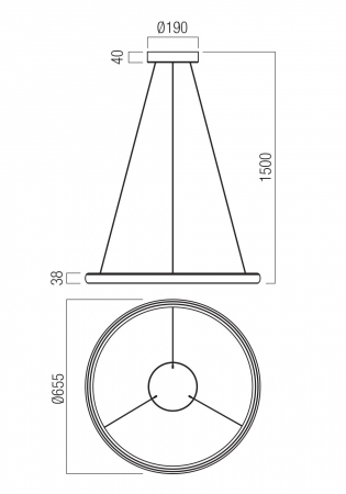 SUSPENSIE REDO VANCE SU LED 35W+35W CCT D655 BK(4.1.2) [1]