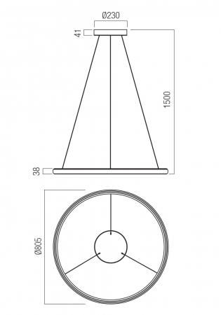 SUSPENSIE REDO VANCE SU LED 45W+45W CCT D805 WH(4.1.2) [1]
