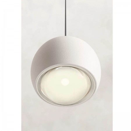 Suspensie Smarter Aves, alb mat, LED, 12W, 720 lumeni, alb cald 3000K, D.10 cm, 01-3546 [1]