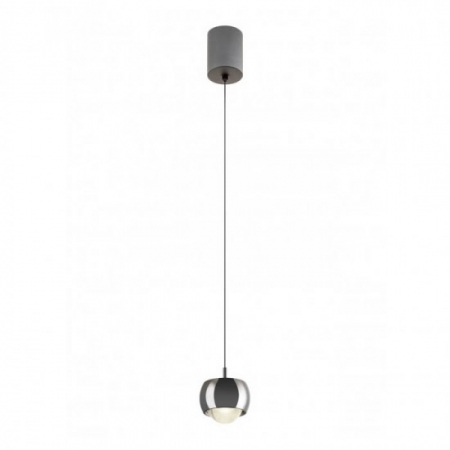 Lustre - Suspensie Smarter Aves, crom negru, LED, 12W, 720 lumeni, alb cald 3000K, D.10 cm, 01-3551