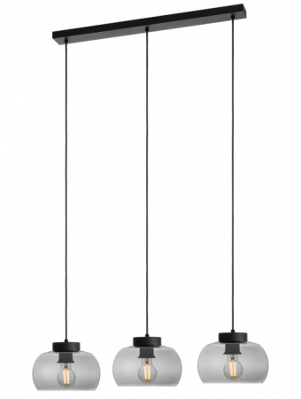 Suspensie Smarter Croma  01-3068 E27 3x42W   Metal Negru mat IP20