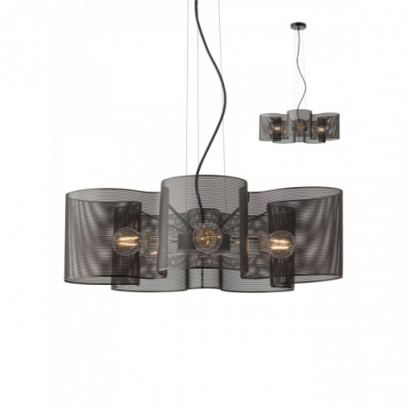 Pendule - Suspensie Smarter Formi, negru, 5XE27, 01-1991