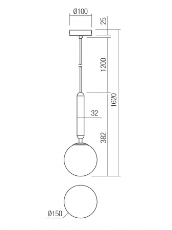 Pendul Smarter Haiku  01-3130 E14 1x28W   Metal Alamă IP20 [1]