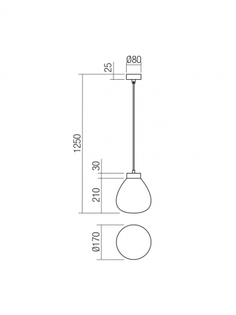 Pendul Smarter Luke  01-3196 E27 3x42W   Metal Negru mat IP20 [1]