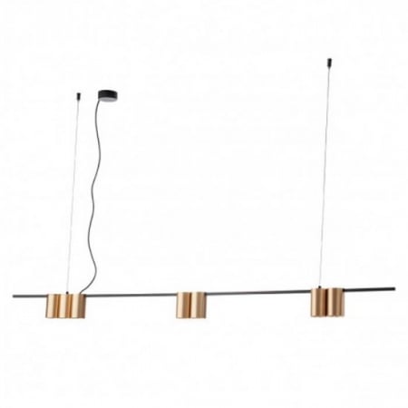 Lustre - Suspensie Smarter Modi, negru/aur mat, 7XGU10, L.150 cm, 01-3518
