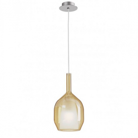 Pendule - Suspensie Smarter Tresor, sticla ambra, 1XE27, D.15 cm, 01-3635