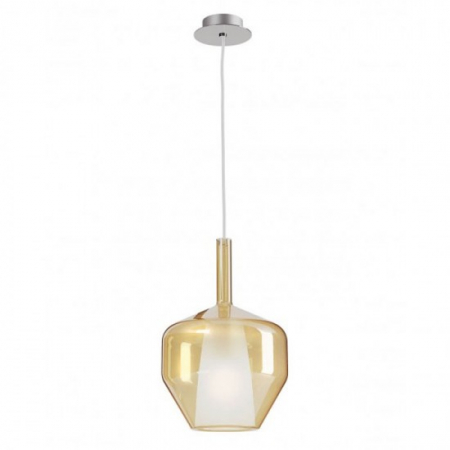 Pendule - Suspensie Smarter Tresor, sticla ambra, 1XE27, D.20 cm, 01-3649