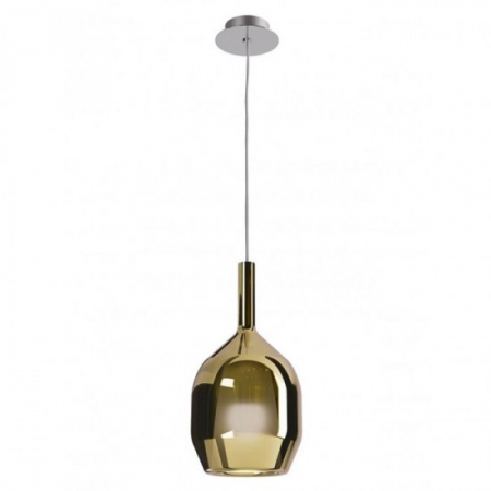 Pendule - Suspensie Smarter Tresor, sticla aurie, 1XE27, D.15 cm, 01-3632
