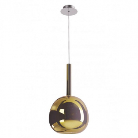 Pendule - Suspensie Smarter Tresor, sticla aurie, 1XE27, D.20 cm, 01-3639