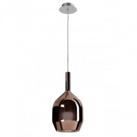 Pendule - Suspensie Smarter Tresor, sticla cuprata, 1XE27, D.15 cm, 01-3636