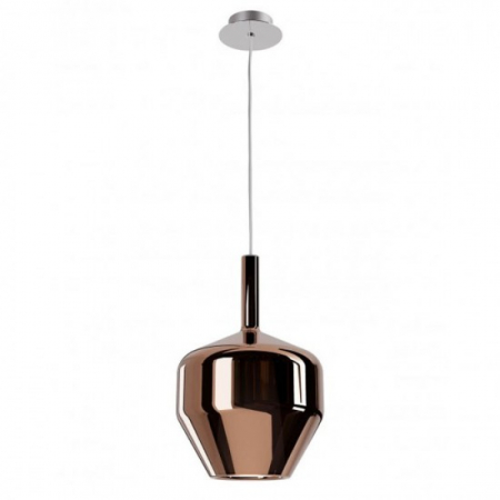 Pendule - Suspensie Smarter Tresor, sticla cuprata, 1XE27, D.20 cm, 01-3650