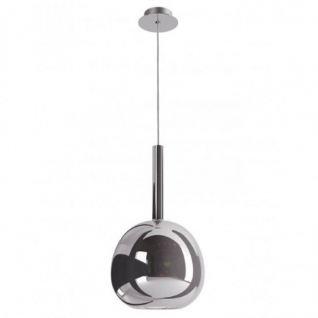 Pendule - Suspensie Smarter Tresor, sticla fumurie, 1XE27, D.20 cm, 01-3644