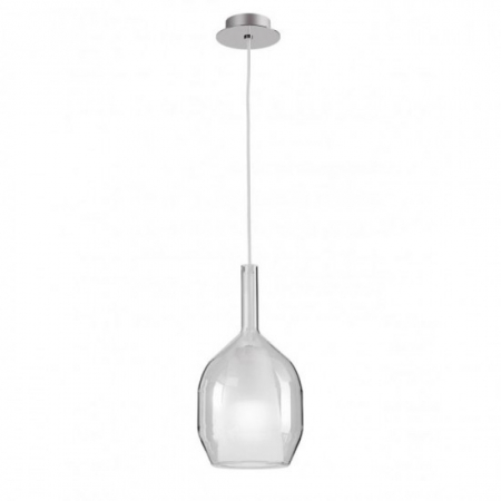 Pendule - Suspensie Smarter Tresor, sticla transparenta, 1XE27, D.15 cm, 01-3631