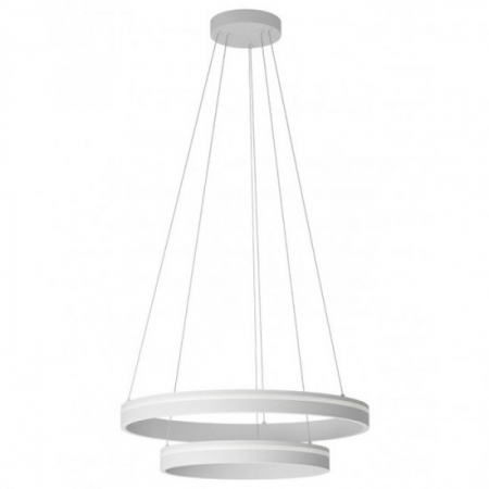 Lustre - Suspensie Smarter Valdis, alb mat, LED CCT, 55W, 2710 lumeni, 3000K/4000K, D.59 cm, 01-3777