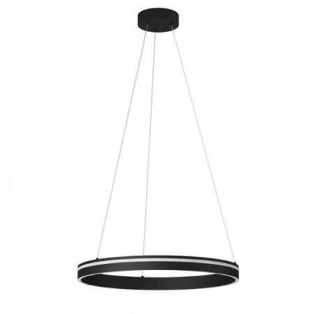 ILUMINAT - Suspensie Smarter Valdis, negru mat, LED CCT, 38W, 2109 lumeni, 3000K/4000K, D.59 cm, 01-3776