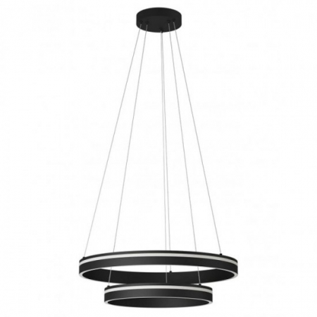 Lustre - Suspensie Smarter Valdis, negru mat, LED CCT, 55W, 2710 lumeni, 3000K/4000K, D.59 cm, 01-3779