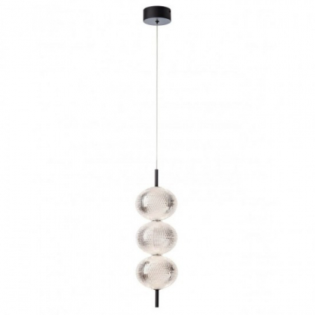 Lustre - Suspensie Smarter Ventura, negru mat, LED, 20W, 1921 lumeni, alb cald 3000K, H.49 cm, 01-4025