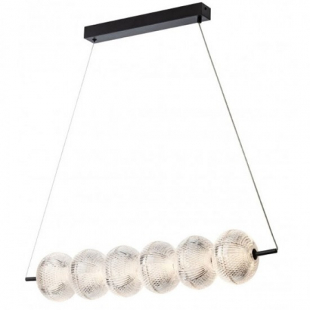 Lustre - Suspensie Smarter Ventura, negru mat, LED, 36W, 3611 lumeni, alb cald 3000K, L.84 cm, 01-4026