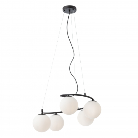 Lustre - Suspensie Volley 01-2720, 5 x E14, negru