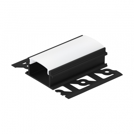 BLACK FRIDAY 2024 - "T" incastrat banda LED EGLO 99497, Aluminiu, Negru, Plastic, Alb 1 metru