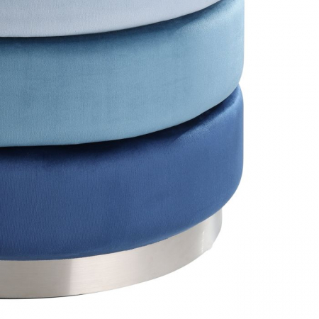 Taburet EGLO MASHIKE 424133 Catifea Poliester Multicolor Spuma Metal Ø500x425 mm [1]