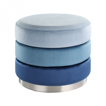 DECORATIUNI - Taburet EGLO MASHIKE 424133 Catifea Poliester Multicolor Spuma Metal Ø500x425 mm