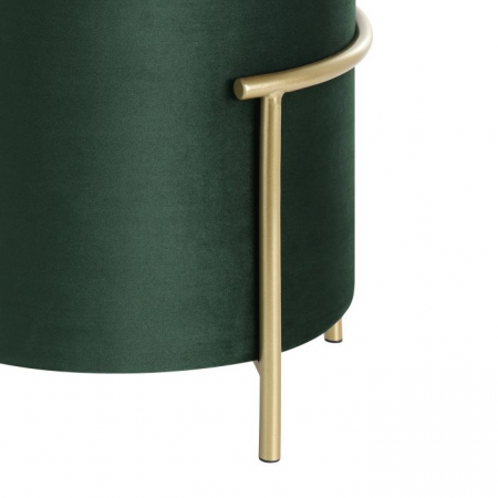 Taburet EGLO MASHIKE 424136 Catifea Poliester Verde Spuma Metal Ø410x460 mm [1]