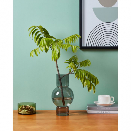 Vaza EGLO AMPITABE 421231 Glass Grey  Ø155x280 mm [1]