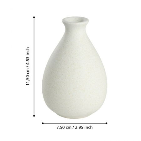 Vaza EGLO ANKARAMY 421257 Ceramic Beige Ø75x115 mm  [4]